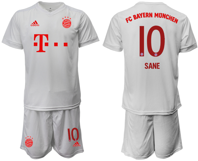 Men 2020-2021 club Bayern Munich away #10 white goalkeeper Soccer Jerseys->->Soccer Club Jersey
